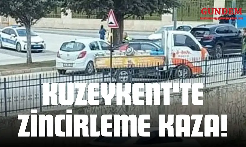 Kuzeykent'te Zincirleme Kaza!