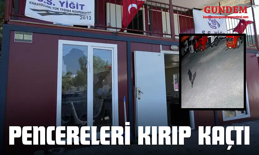Maskeli Saldırgan Pencereleri Kırıp Kaçtı