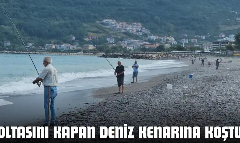 Oltasını Kapan Deniz Kenarına Koştu
