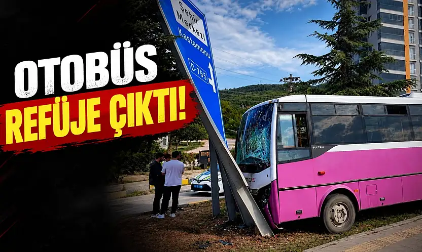 Otobüs Refüje Çıktı!