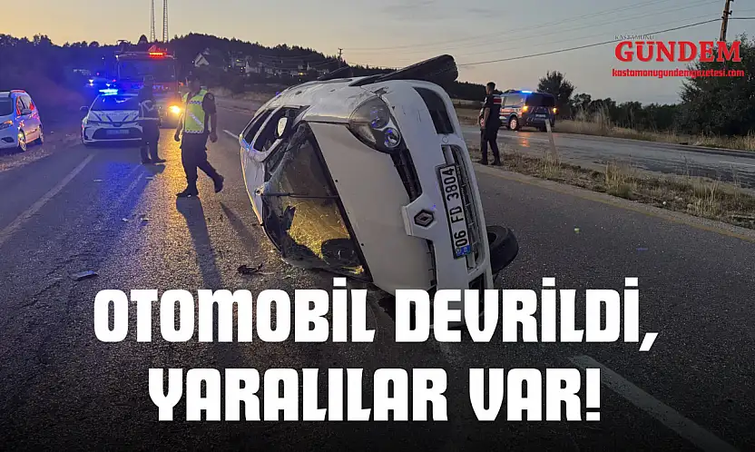 Otomobil Devrildi, Yaralılar Var!