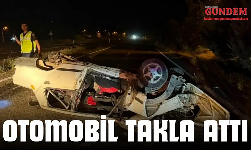Otomobil Takla Attı