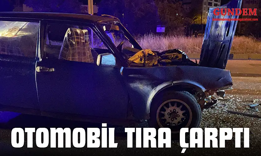 Otomobil Tıra Çarptı: 5 Yaralı