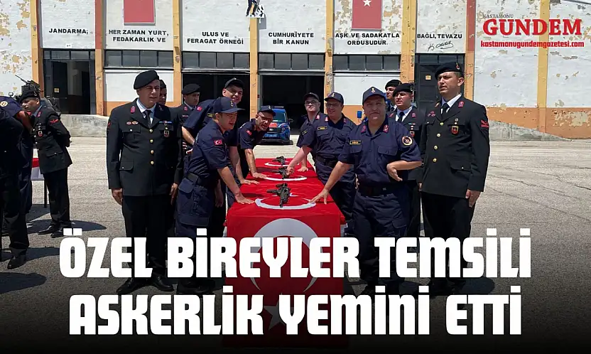 Özel Bireyler Temsili Askerlik Yemini Etti