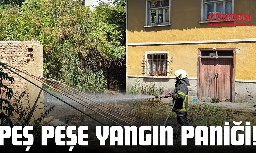 Peş Peşe Yangın Paniği!