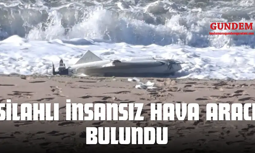 Plajda Silahlı İnsansız Hava Aracı Bulundu