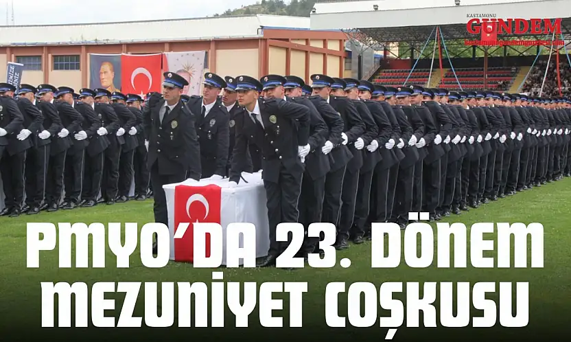 PMYO'da 23. Dönem Mezuniyet Coşkusu