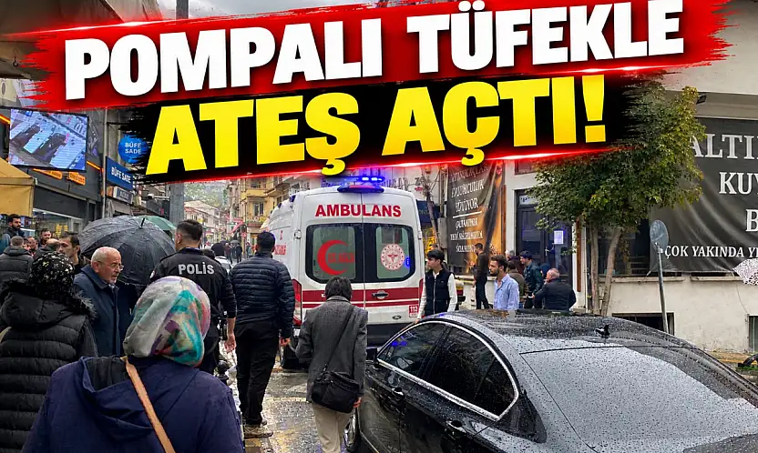 Pompalı Tüfekle Ateş Açtı!