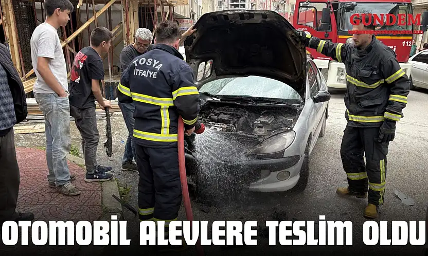 Seyir Halindeki Otomobil Alevlere Teslim Oldu