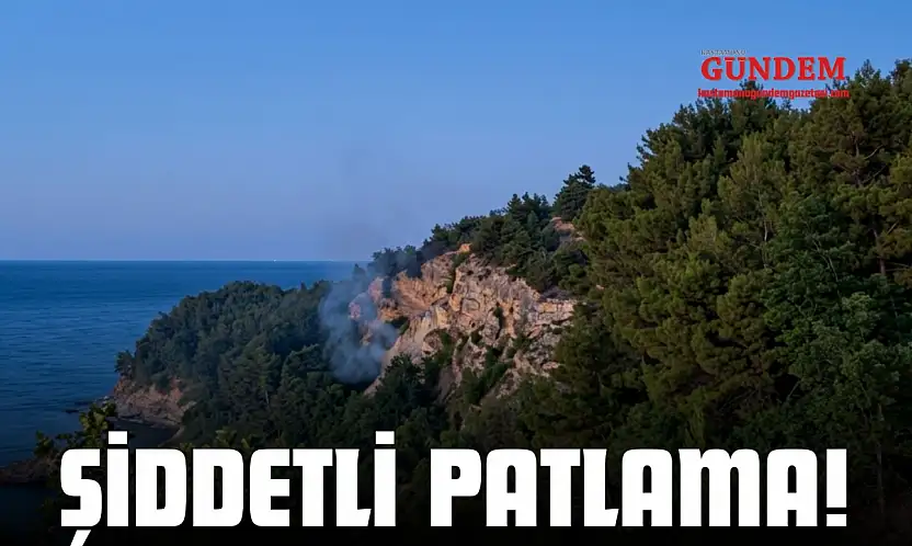 Şiddetli Patlama! Cisim Ormana Düştü