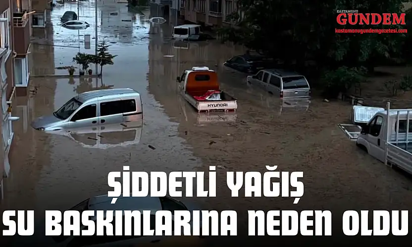 Şiddetli Yağış Su Baskınlarına Neden Oldu, Ekipler Harekete Geçti