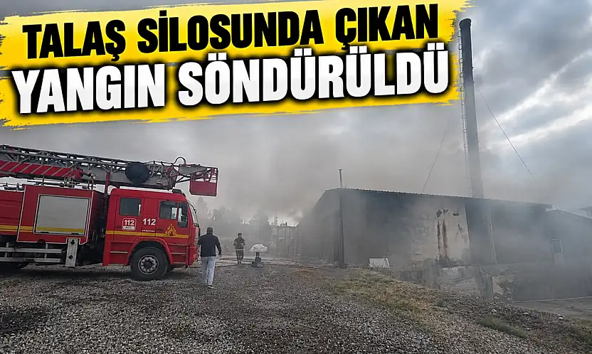 Talaş Silosunda Çıkan Yangın Söndürüldü