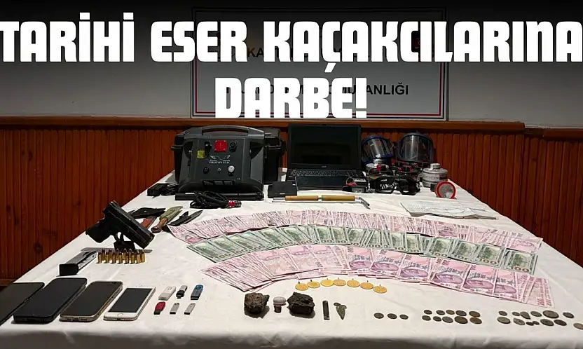 Tarihi Eser Kaçakcılarına Darbe!