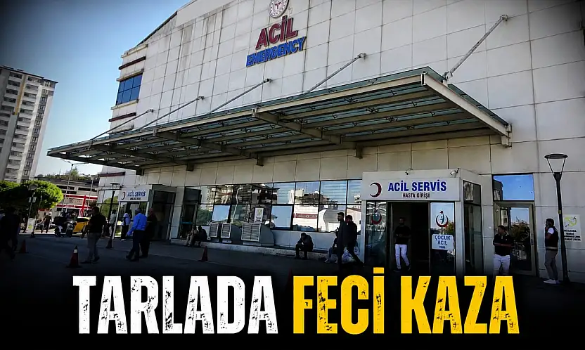 Tarlada Feci Kaza: Genç Ağır Yaralandı