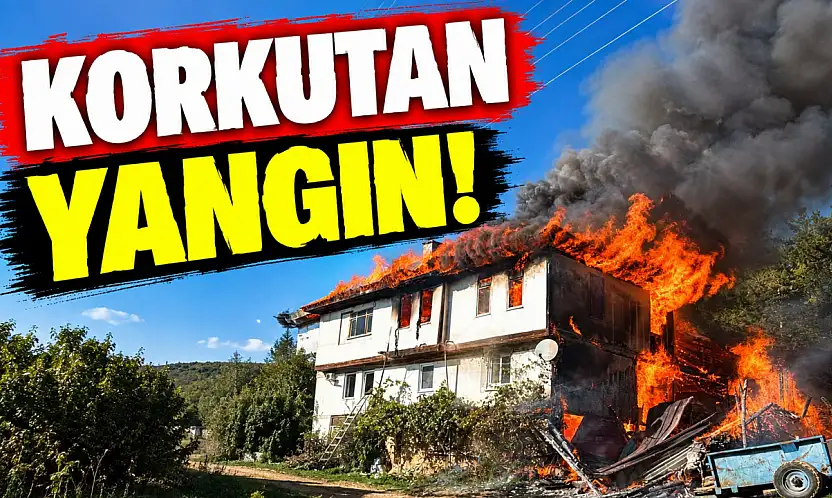 Taşköprü'de Korkutan Yangın!