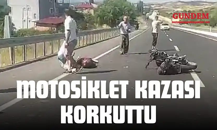 Taşköprü'de Motosiklet Kazası Korkuttu