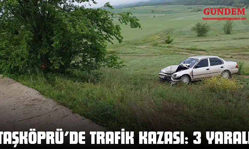 Taşköprü'de Trafik Kazası: 3 Yaralı