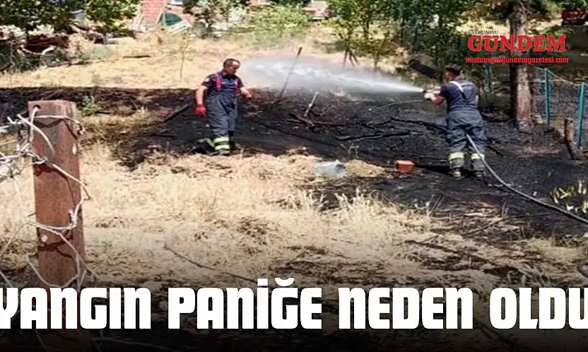 Taşköprü'de Yangın Çıktı