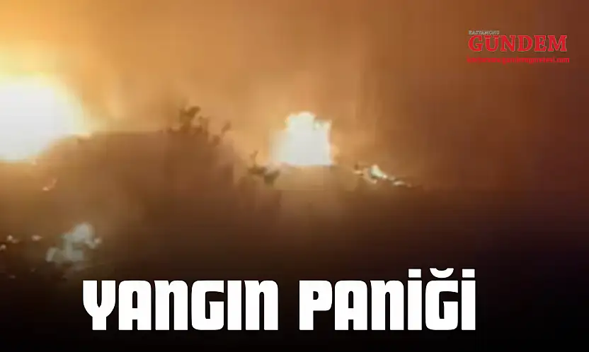 Taşköprü'de Yangın Paniği