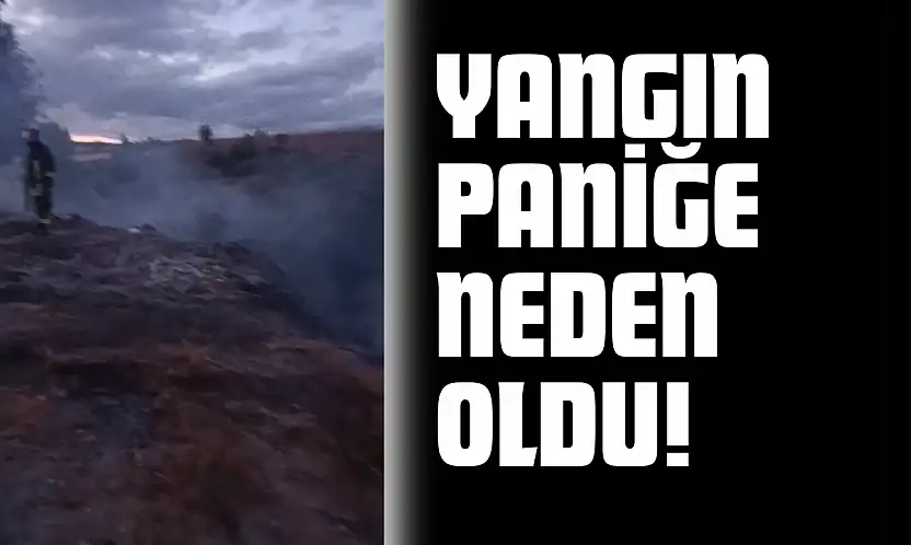 Taşköprü'deki Yangın Paniğe Neden Oldu!