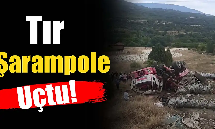 Tır Şarampole Uçtu!