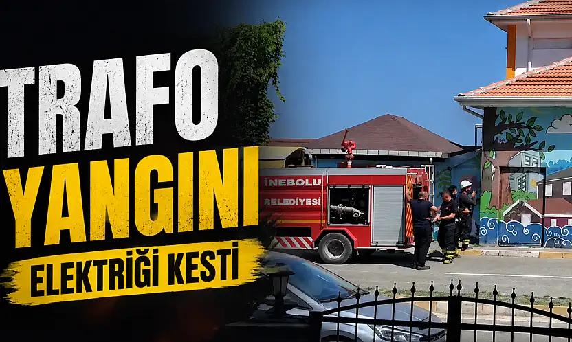 Trafo Yangını Elektriği Kesti