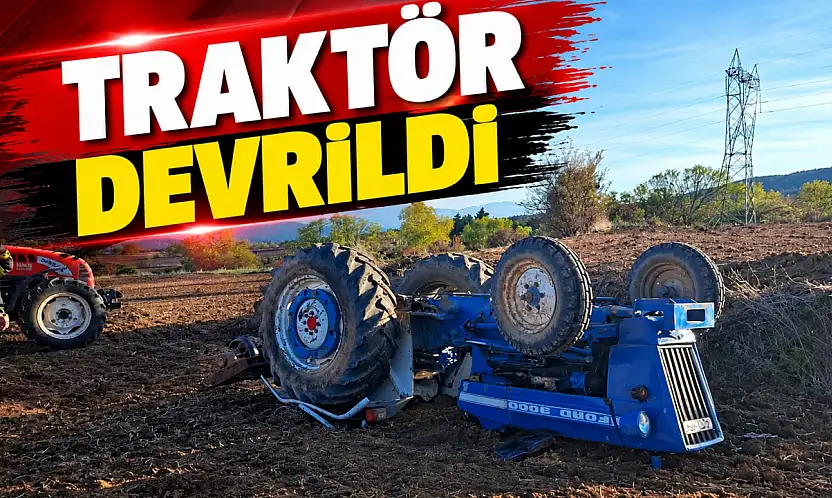 Traktör Devrildi