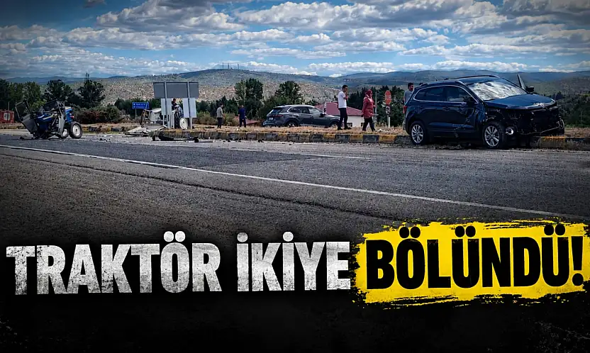 Traktör İkiye Bölündü!