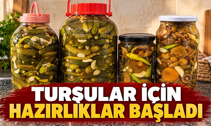 Turşular İçin Hazırlıklar Başladı