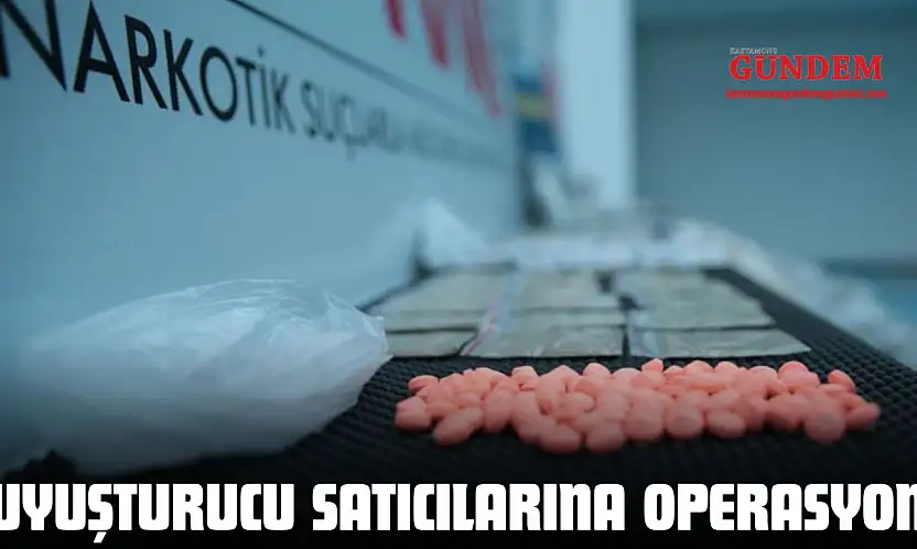 Uyuşturucu Satıcılarına Operasyon 423 Tutuklama