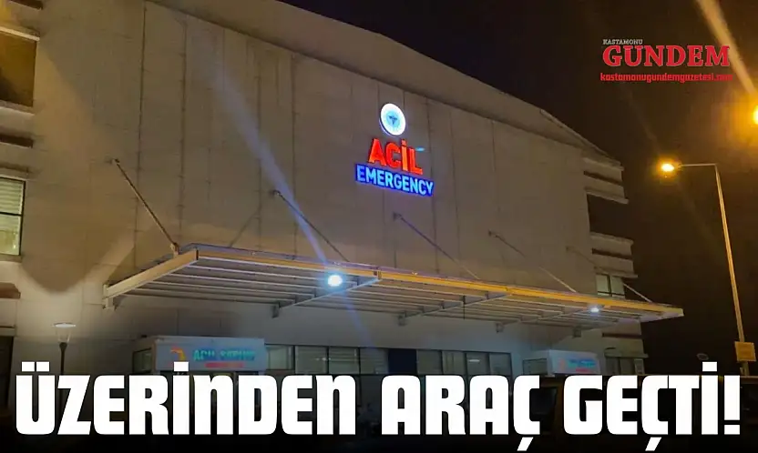 Üzerinden Araç Geçti!