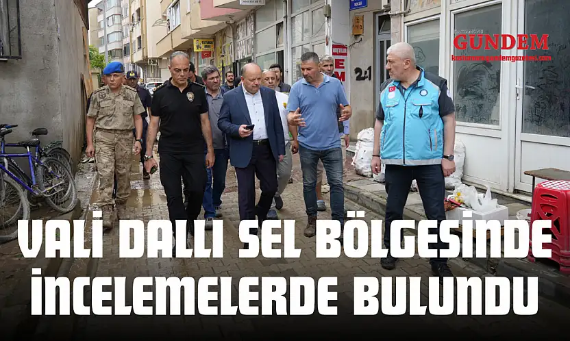 Vali Dallı Selin Vurduğu İlçeye Gitti