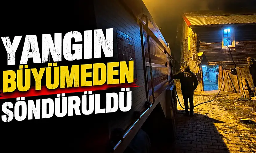 Yangın Büyümeden Söndürüldü