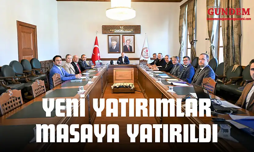 Yeni Yatırımlar Masaya Yatırıldı