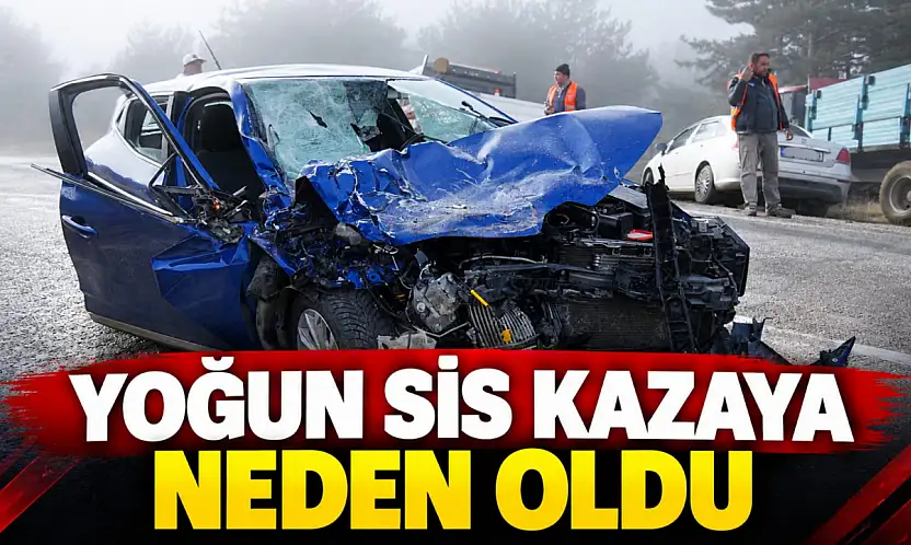 Yoğun Sis Kazaya Neden Oldu
