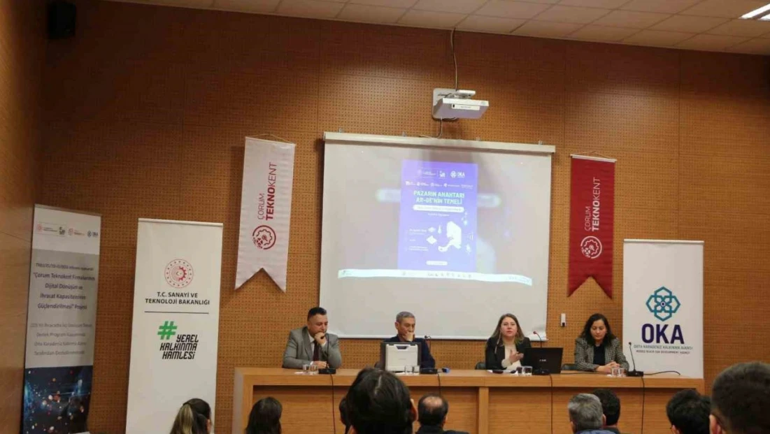 Çorum'da 'Pazarın Anahtarı, Ar-Ge'nin Temeli: Fikri Ve Sınai Mülkiyet Stratejileri' Paneli