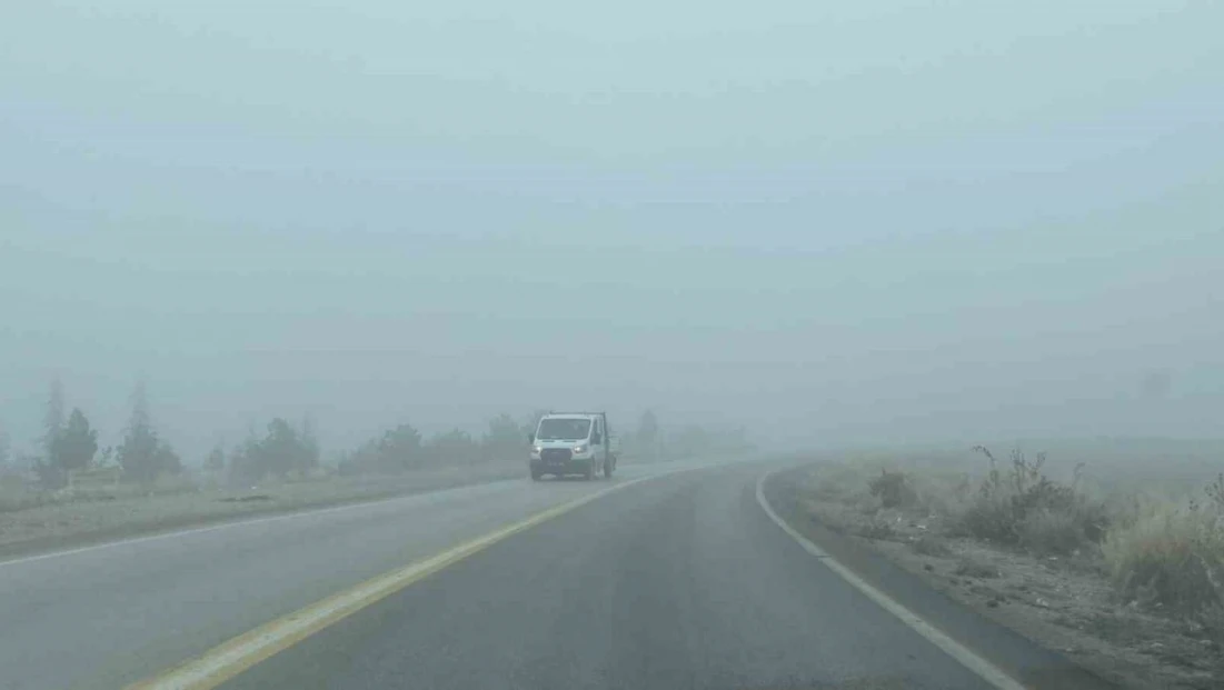 Çorum'da Sis Etkili Oldu