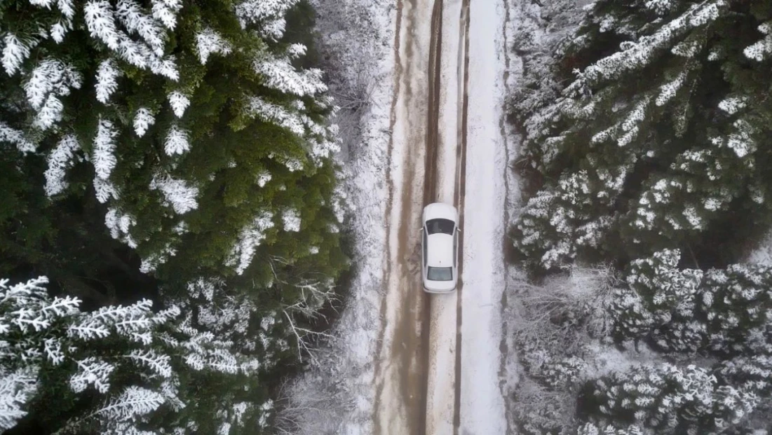 Karabük'ün Yüksek Kesimleri Beyaza Büründü