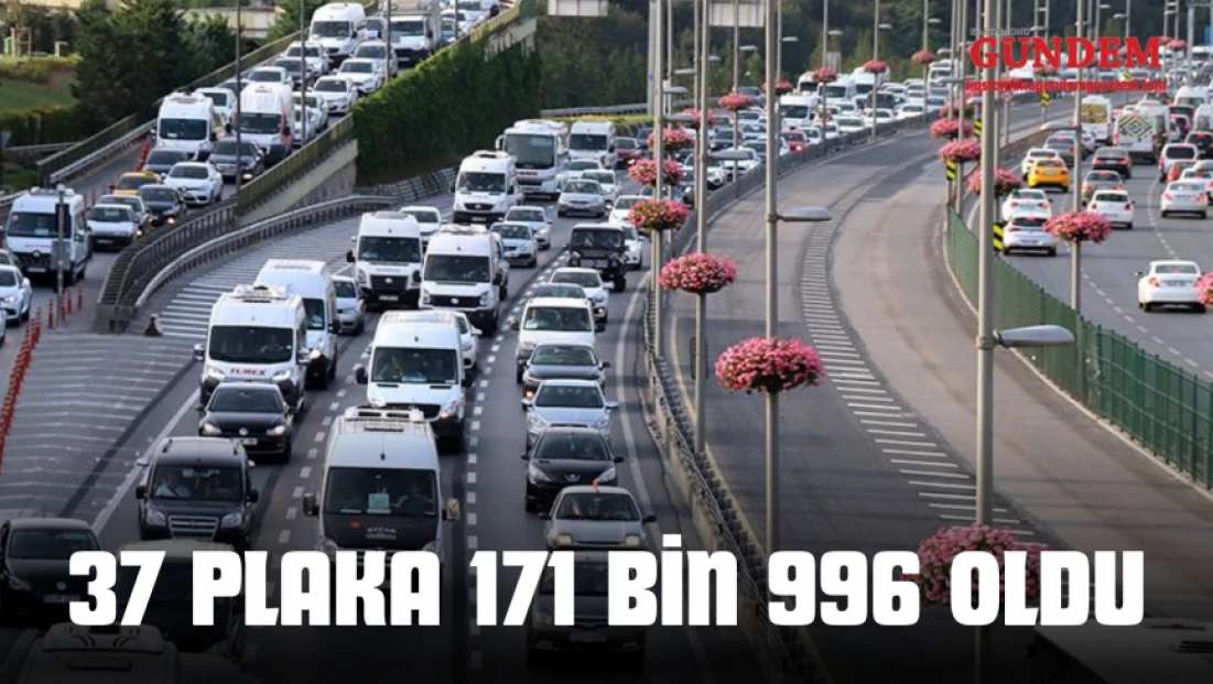 37 Plaka 171 Bin 996 Oldu
