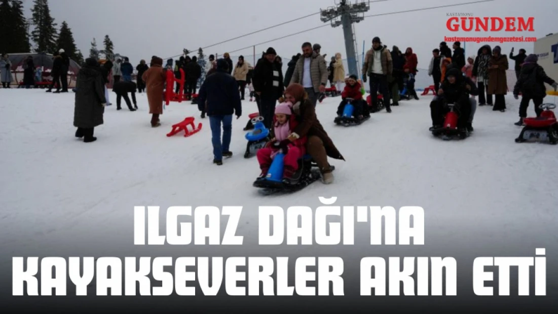 Ilgaz Dağı'na Kayakseverler Akın Etti