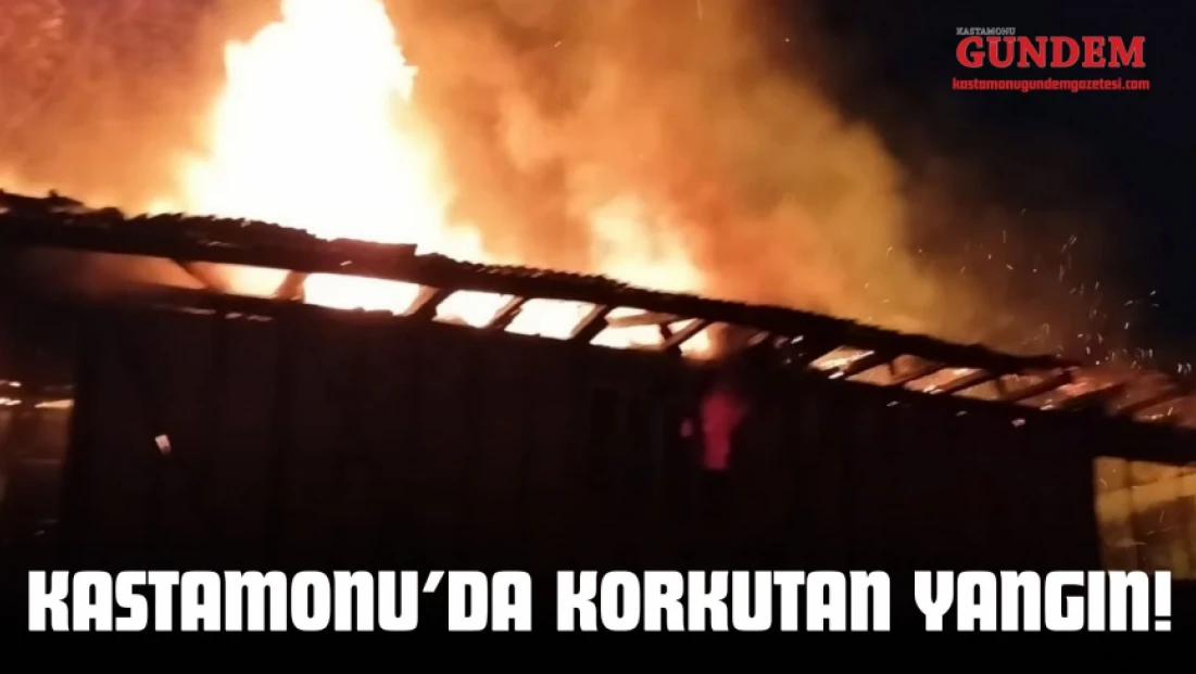 Kastamonu’da Korkutan Yangın: Ekipler Seferber Oldu!