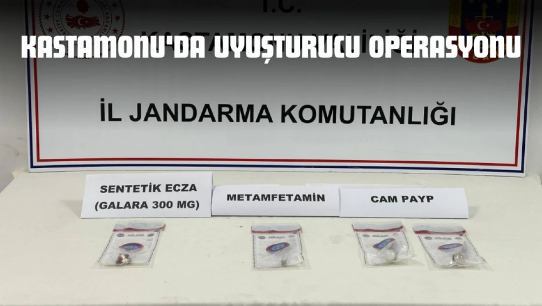 Kastamonu'da Uyuşturucu Operasyonu
