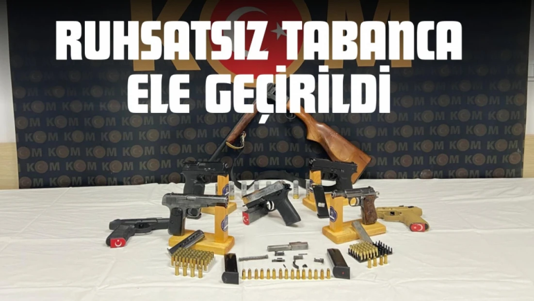 Ruhsatsız Tabanca Ele Geçirildi: 1 Tutuklama
