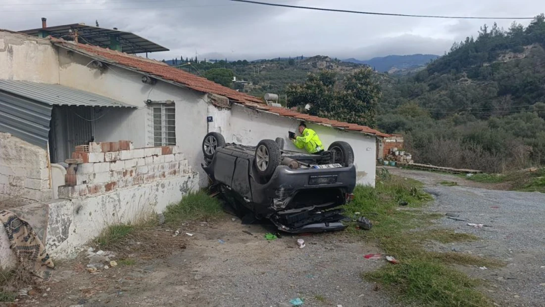 Otomobil Takla Attı: 1 Yaralı