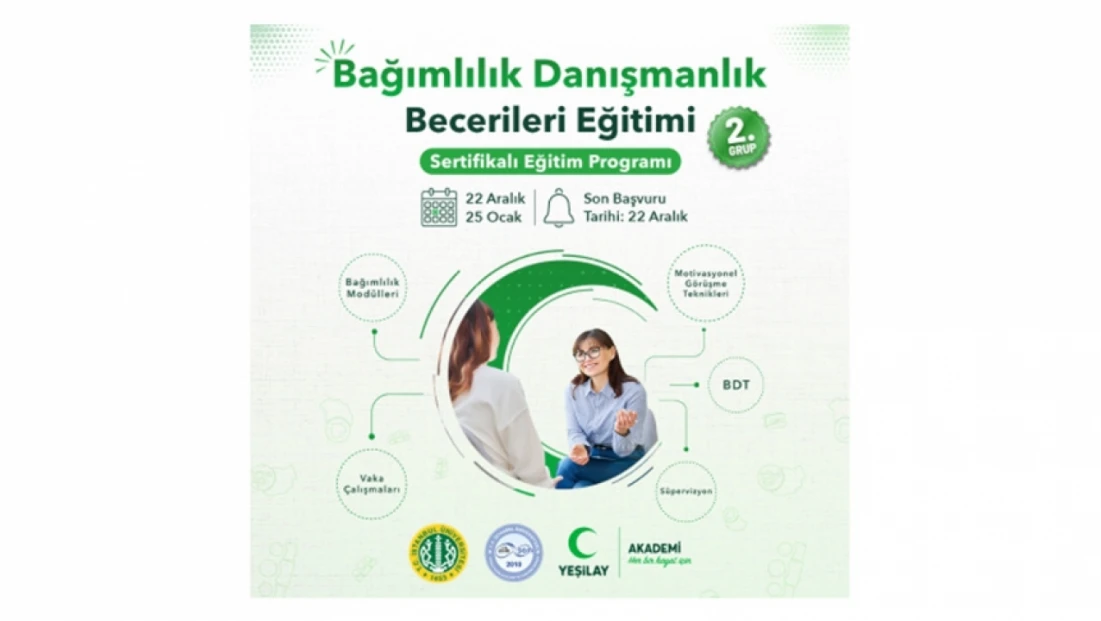 Yeşilay’ın Sertifika Programı'na Başvurular Başladı