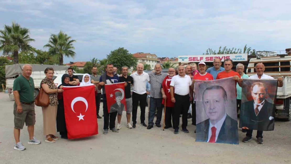 'Yol' İçin Sinop Valiliği'ne Yürüyorlar