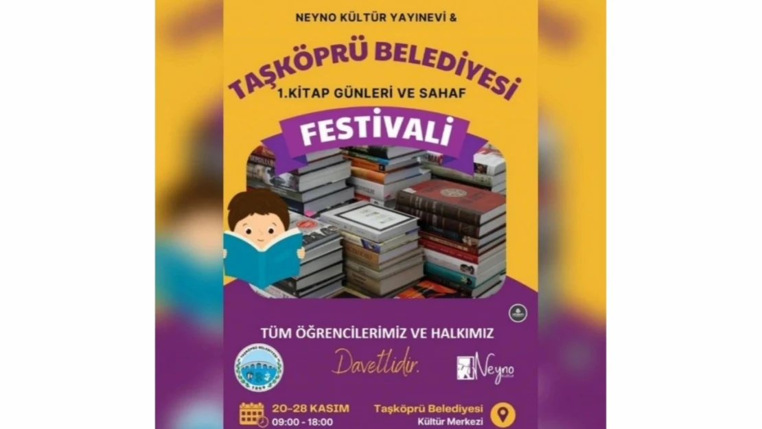 1'inci Kitap Günleri ve Sahaf Festivali Başladı