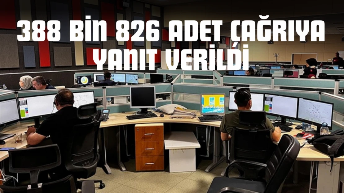 112, 2024'te 388 Bin 826 Adet Çağrıyı Yanıtladı