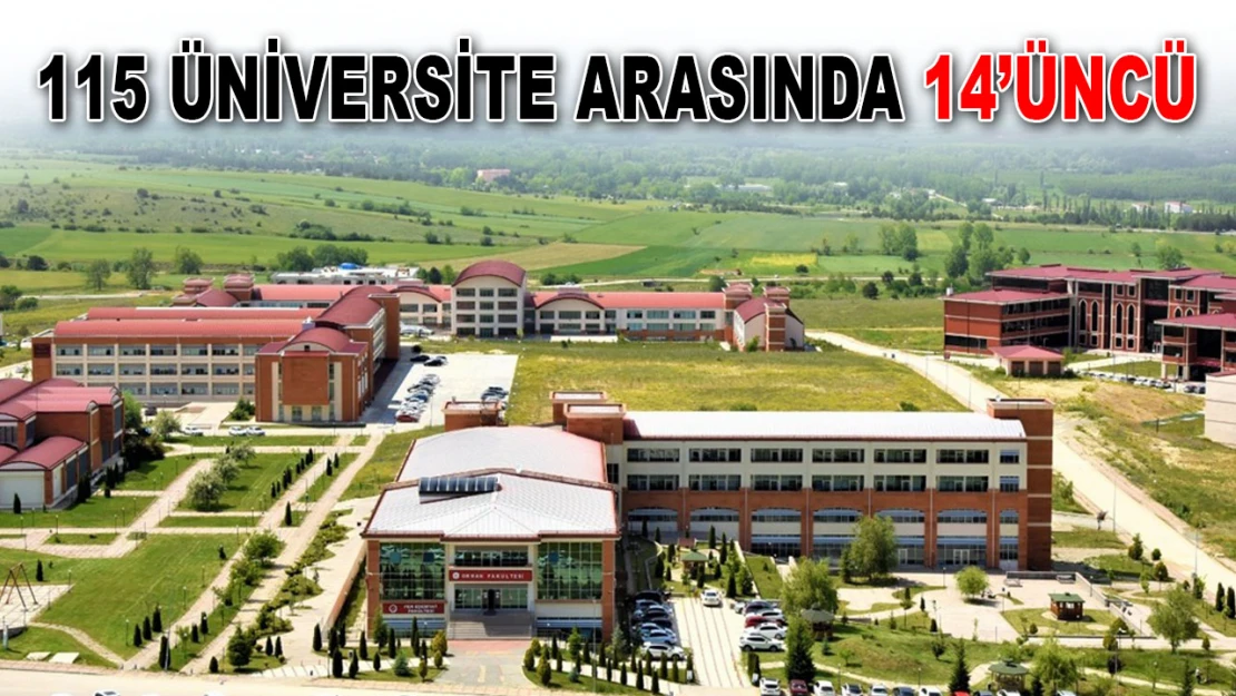 115 Üniversite Arasında 14'üncü