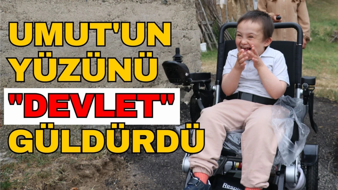 12 Yaşındaki Umut'un Yüzünü 'Devlet' Güldürdü